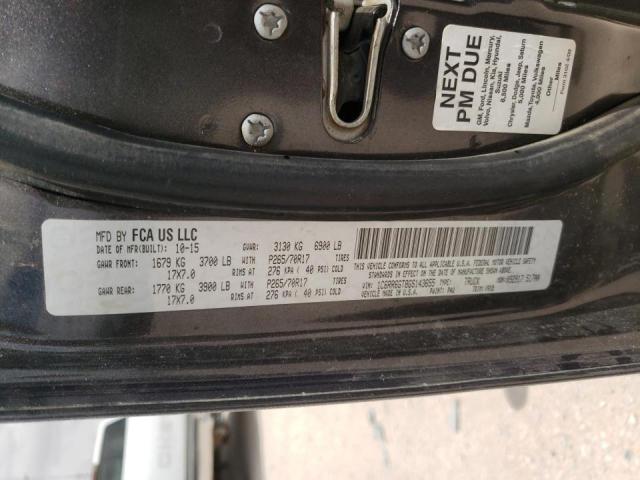 2016 RAM 1500, 1C6RR6GT8GS143655 - 10
