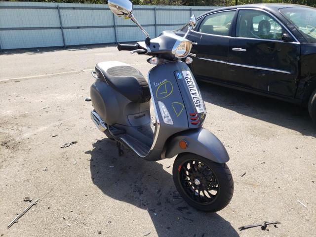Salvage motorcycles for sale at Brookhaven, NY auction: 2018 Vespa Sprint 150