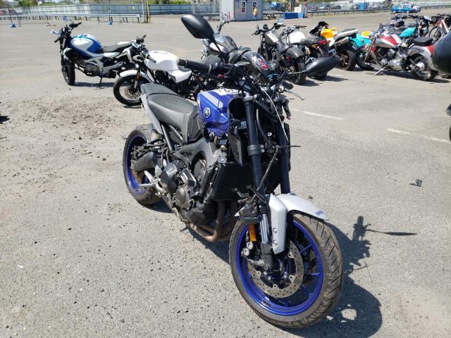 Salvage motorcycles for sale at Brookhaven, NY auction: 2020 Yamaha MT09