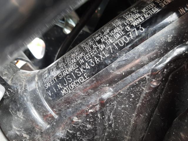 2020 SUZUKI DR-Z400 S JS1SK43AXL7100773