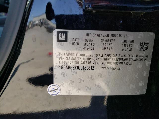 1G6AB5SX0J0160812 Cadillac ATS LUXURY