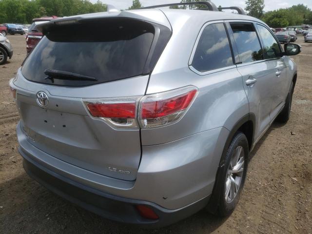 VIN 5TDBKRFH5ES021600 2014 Toyota Highlander, LE no.4