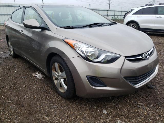 Salvage cars for sale at Elgin, IL auction: 2013 Hyundai Elantra GL