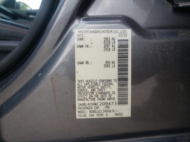 1N4BL4CV4KC209473 Nissan ALTIMA SR