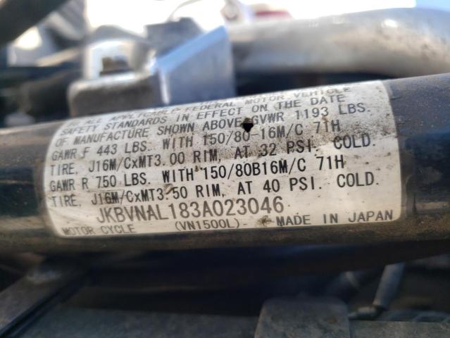 2003 KAWASAKI VN1500 L JKBVNAL183A023046