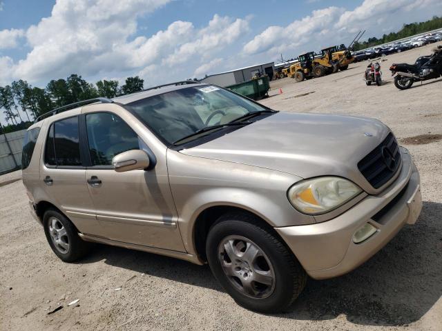 Salvage cars for sale at Harleyville, SC auction: 2003 Mercedes-Benz ML 320