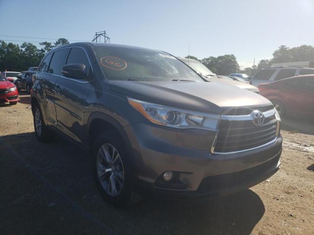 VIN 5TDZKRFH1ES034889 2014 Toyota Highlander, LE no.1