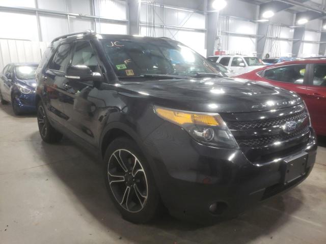 Salvage cars for sale from Copart Ham Lake, MN: 2015 Ford Explorer Sport