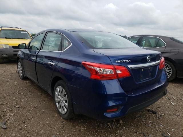  NISSAN SENTRA 2017 Синий