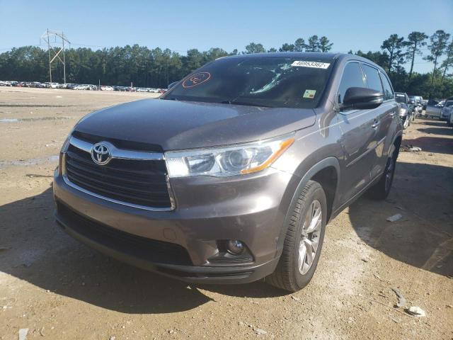 VIN 5TDZKRFH1ES034889 2014 Toyota Highlander, LE no.2