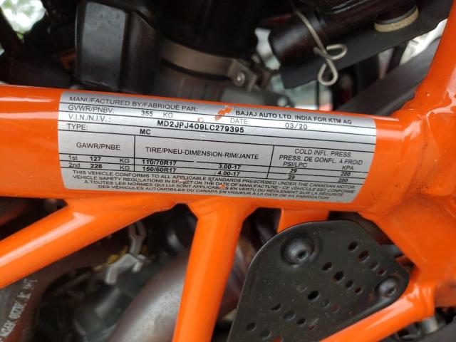 2020 KTM 390 DUKE MD2JPJ409LC279395