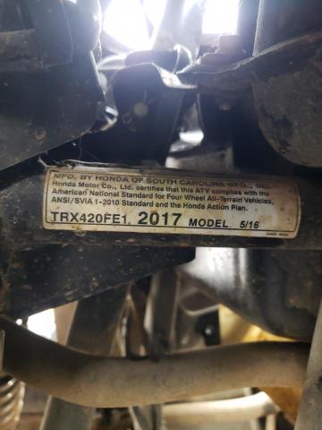 2017 HONDA TRX420 FE 1HFTE4077H4300065