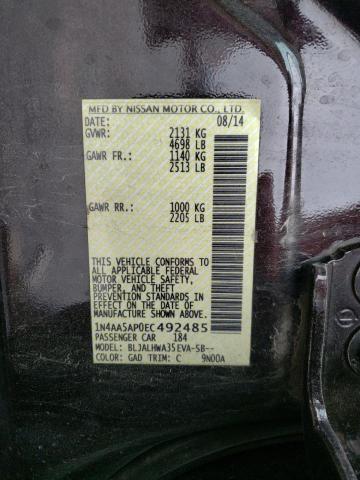1N4AA5AP0EC492485 Nissan MAXIMA S