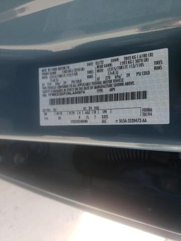 2022 FORD BRONCO BAS 1FMEE5DP3NLA95974