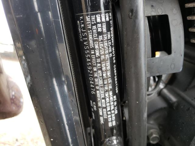 2009 SUZUKI VL800 JS1VS55A592104476