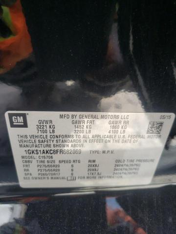2015 GMC YUKON SLE 1GKS1AKC8FR682069