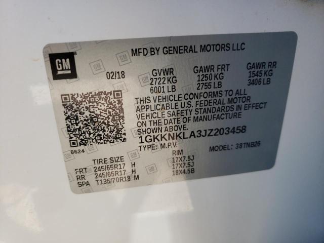 Фото: 1GKKNKLA3JZ203458 - 10