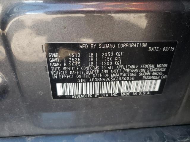 2019 SUBARU LEGACY SPO 4S3BNAS65K3030050