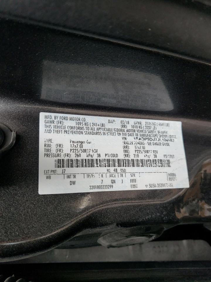 1FADP5DU7JL104983 FORD C-MAX TITA 2018