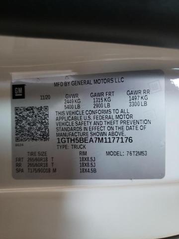2021 GMC CANYON ELE 1GTH5BEA7M1177176