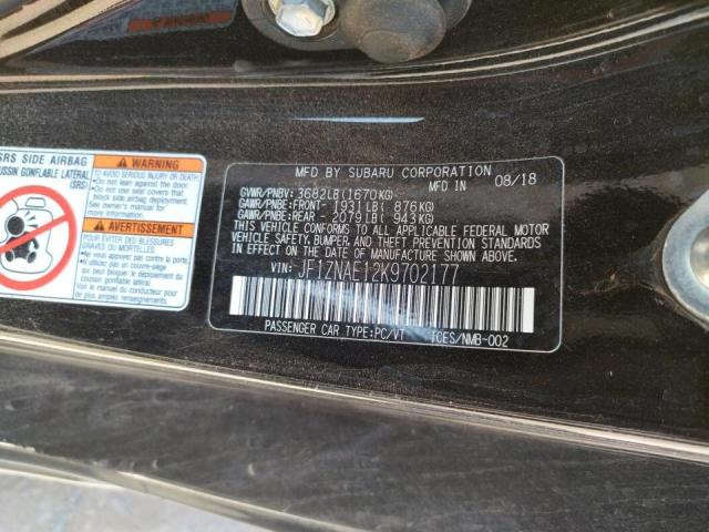 2019 TOYOTA 86 GT JF1ZNAE12K9702177