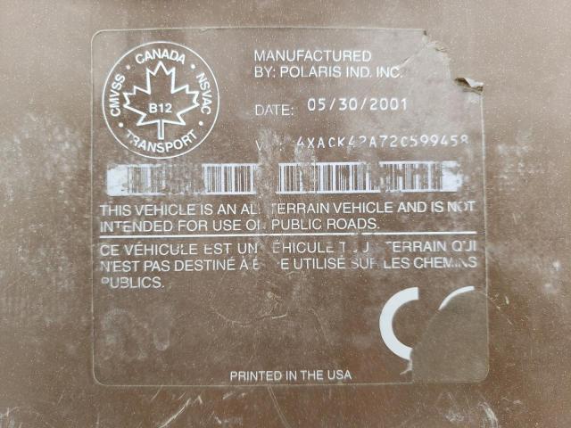 2002 POLARIS XPEDITION 4XACK42A72C599458