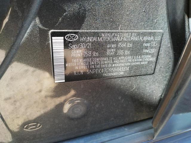 2022 HYUNDAI SONATA N L 5NPEK4JC9NH143314