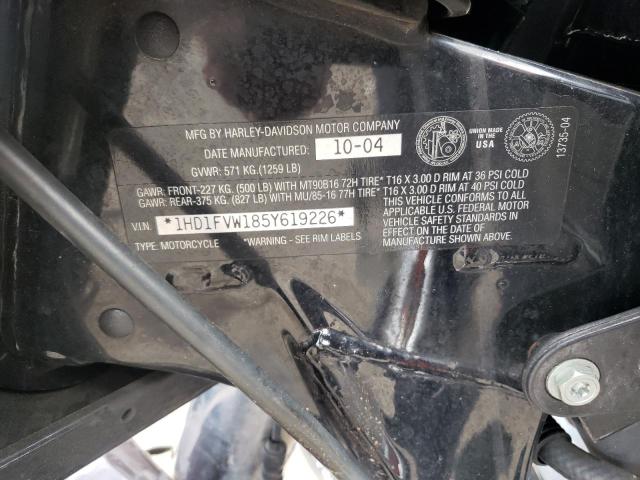 2005 HARLEY-DAVIDSON FLHTI 1HD1FVW185Y619226