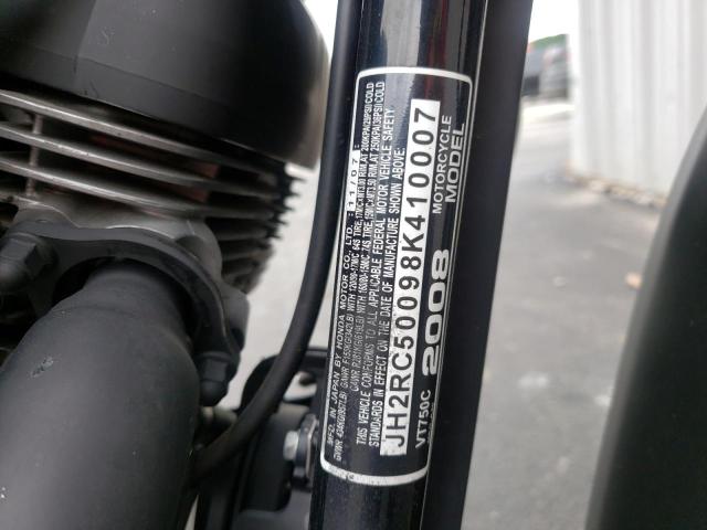 2008 HONDA VT750 C JH2RC50098K410007