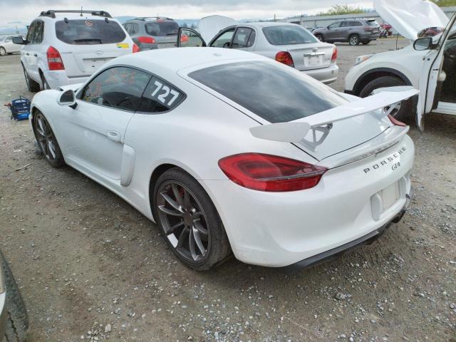 2016 PORSCHE CAYMAN GT4 WP0AC2A88GK197669