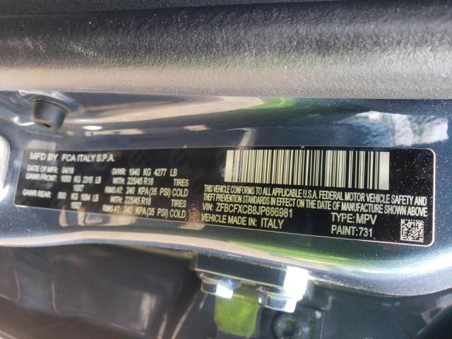 2018 FIAT 500X TREKK ZFBCFXCB8JP686981