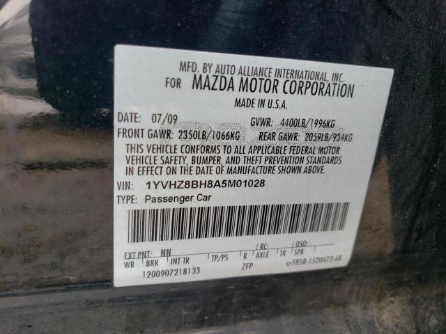 1YVHZ8BH8A5M01028 Mazda 6 I 2010. Фото: 9
