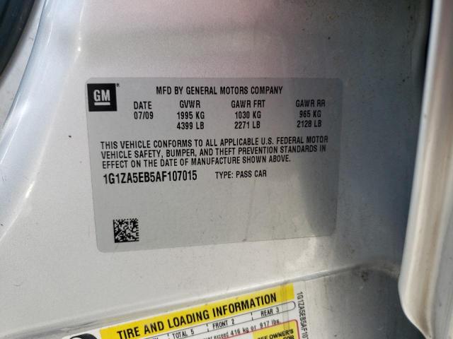 1G1ZA5EB5AF107015 Chevrolet Malibu Ls 2010. Фото: 9