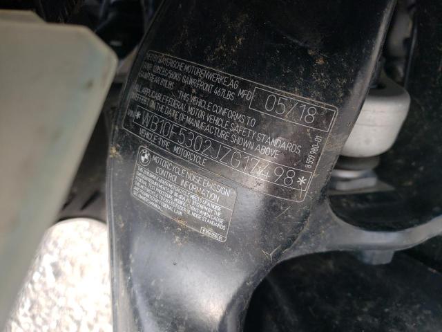 2018 BMW K1600 B WB10F5302JZG17498