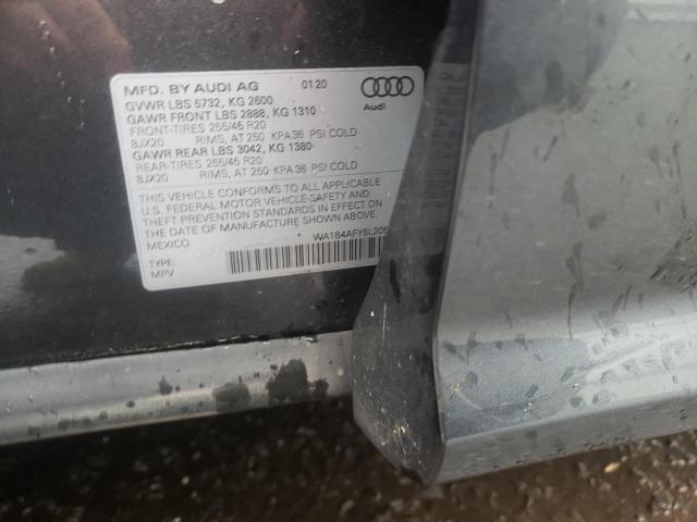 2020 AUDI SQ5 PREMIU WA1B4AFY5L2057863