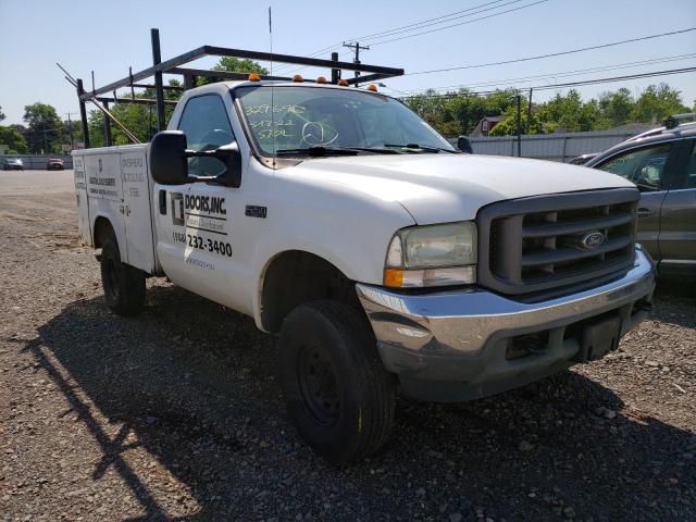 Salvage cars for sale from Copart York Haven, PA: 2004 Ford F250 Super