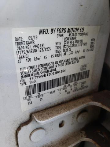 1FT7W2BT3DEB61354 Ford F250 Super 2013. Фото: 9