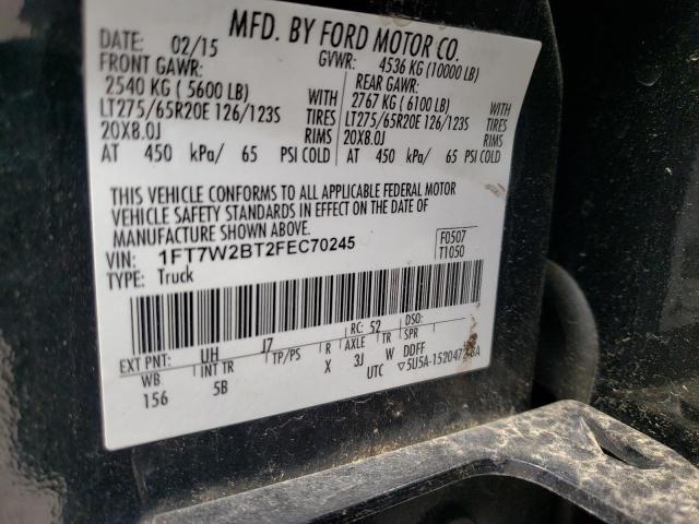 1FT7W2BT2FEC70245 Ford F250 Super 2015. Фото: 9