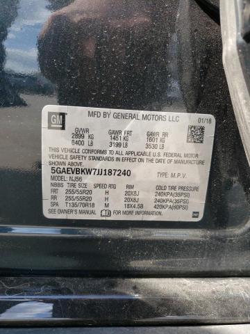 2018 BUICK ENCLAVE PR 5GAEVBKW7JJ187240