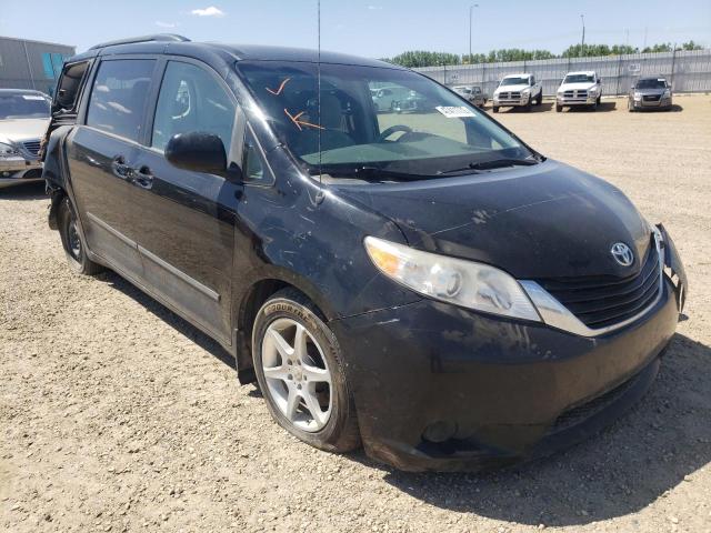 Salvage cars for sale from Copart Nisku, AB: 2011 Toyota Sienna LE