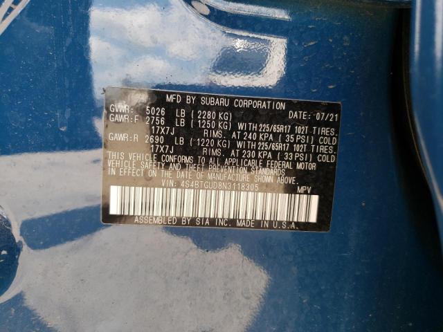 4S4BTGUD8N3118305 Subaru Outback Wilderness