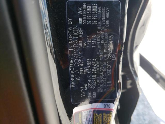 2022 KIA NIRO TOURI KNDCC3LC3N5521445