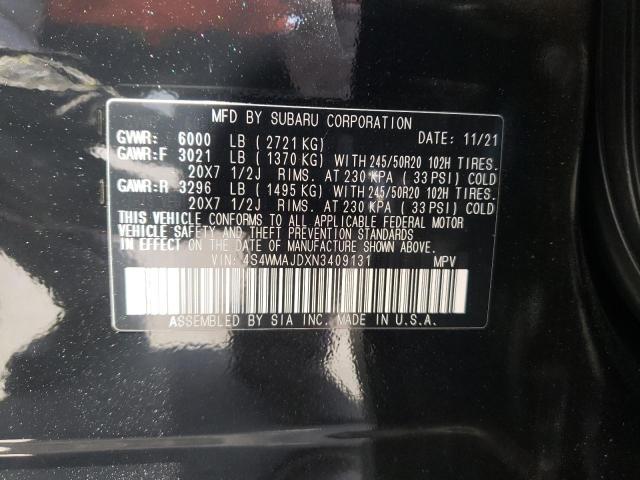 2022 SUBARU ASCENT ONY 4S4WMAJDXN3409131