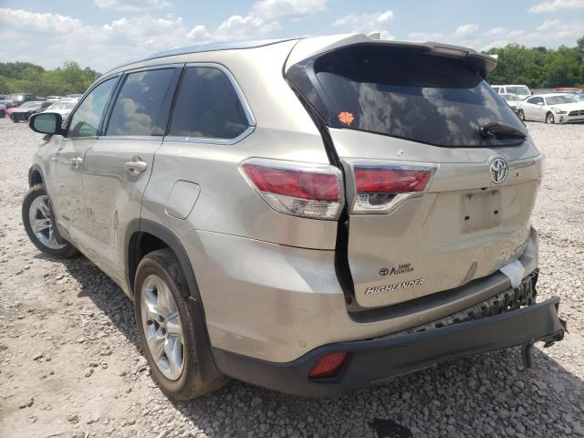 VIN 5TDDKRFH9ES058433 2014 Toyota Highlander, Limited no.3