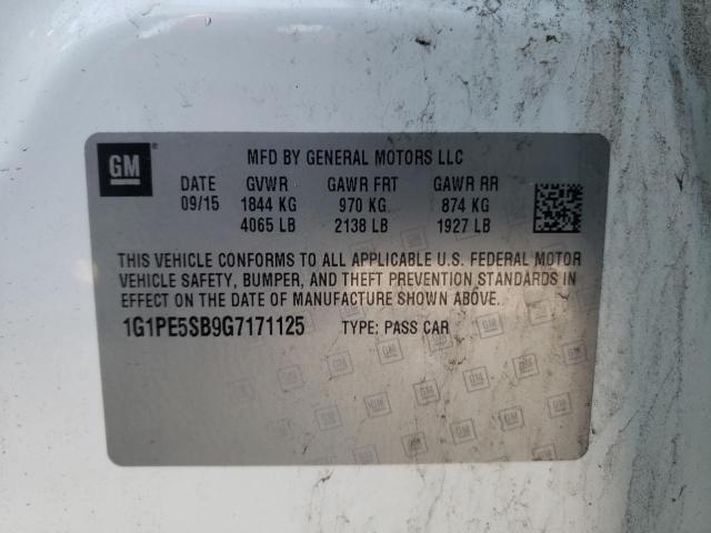 2016 CHEVROLET 1500 1G1PE5SB9G7171125