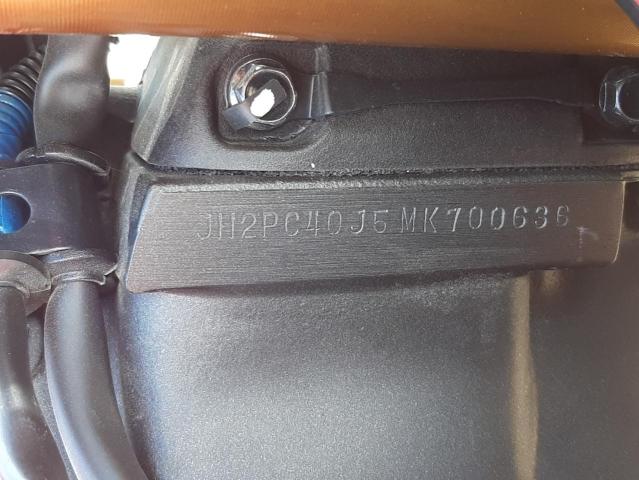 2021 HONDA CBR600 RA JH2PC40J5MK700636