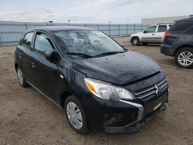 Salvage cars for sale from Copart Greenwood, NE: 2021 Mitsubishi Mirage ES