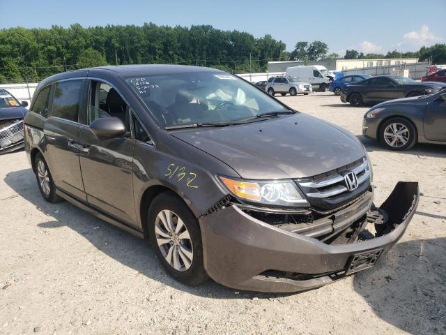 Salvage cars for sale from Copart Hampton, VA: 2016 Honda Odyssey EX