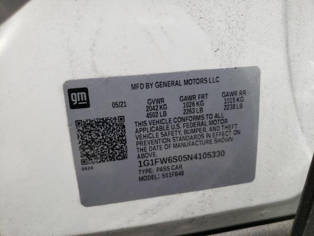2022 CHEVROLET BOLT EV 1L 1G1FW6S05N4105330