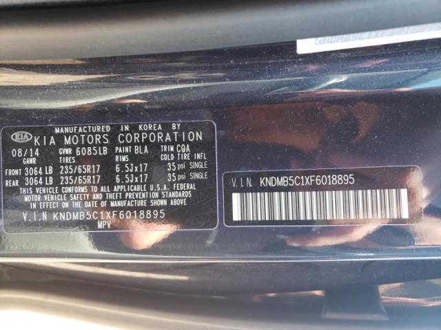 2015 KIA SEDONA KNDMB5C1XF6018895